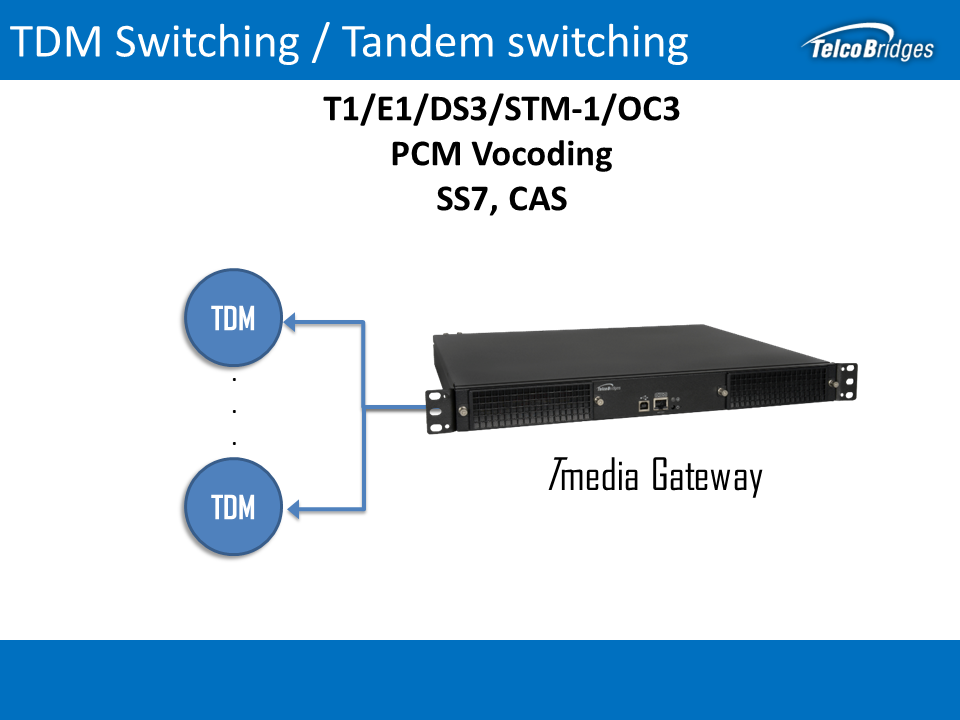 TdmSwitching TandemSwitching - Telcobridges