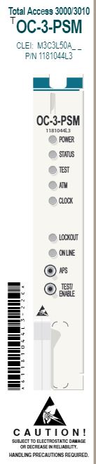 Total Access 3000/3010 OC-3 Primary Switch Module - 1181044L3