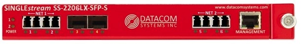 SS-2206LX-SFP-S Link Aggregation Tap - Datacom Systems