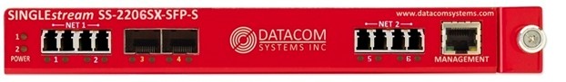 SS-2206SX-SFP-S Link Aggregation Tap - Datacom Systems