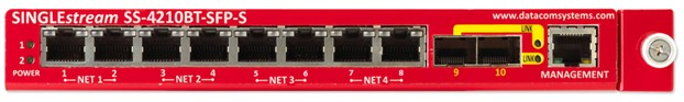 SS-4210BT-BT/SFP-S Link Aggregation Tap - Datacom Systems