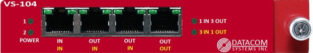 VS-104 Network Packet Broker - Datacom Systems