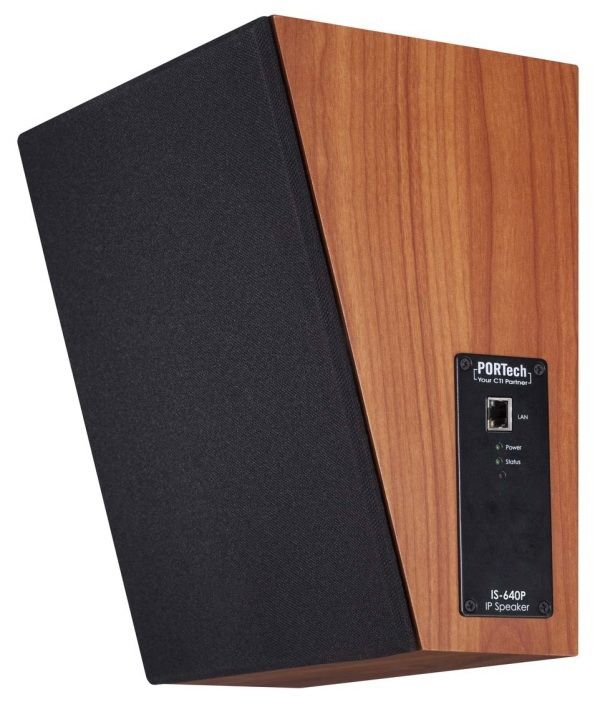 is-640p ip wood wall mount speaker