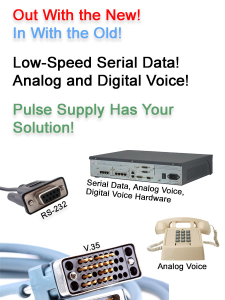 Low-Speed Serial Data and Analog Voice Solutions - Channel Bank Alternative