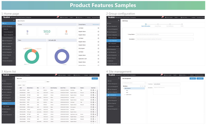 Management Cloud Service - Yealink