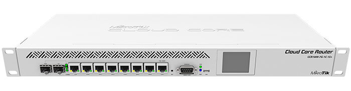 MikroTik - CCR1009-7G-1C-1S+ - Powerful Rackmount Gigabit Router
