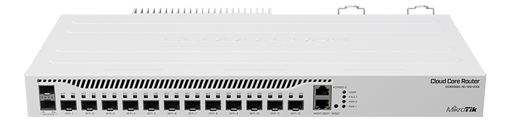 MikroTik - CCR2004-1G-12S+2XS - High Speed 10/25 Gigabit Router w/12 SFP Ports