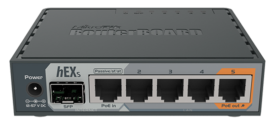 MikroTik - Hex S- Small Gigabit Router with SFP Port