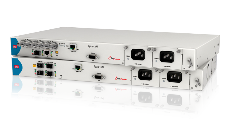 Egate-100  - Gigabit Ethernet over TDM Aggregation Gateway