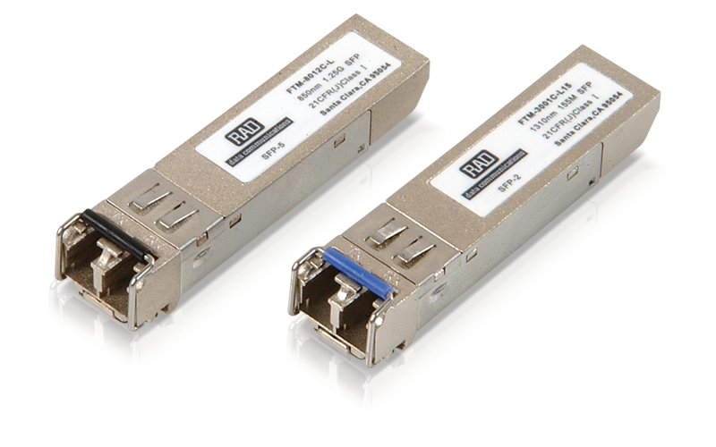 Pluggable Transceivers - Small Form-Factor Pluggable Transceivers