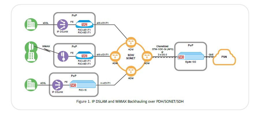 RICi-4E1, RICi-4T1, RICi-8E1, RICi-8T1 - RAD Application