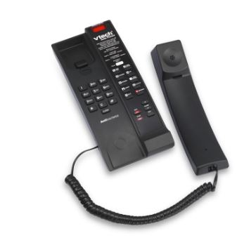 Vtech - CTM-A241P - 80-H0AW-15-000 - 1-Line Contemporary Analog Accessory Petite Phone - Black