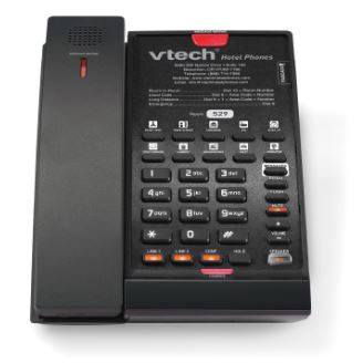 Vtech - CTM-A2421-BATT - 80-H0AZ-13-000 - 2-Line Contemporary Analog Cordless Phone with Battery Backup