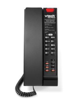 Vtech - CTM-A242P - 80-H0AX-15-000 - 2-Line Contemporary Analog Accessory Petite Phone - Black