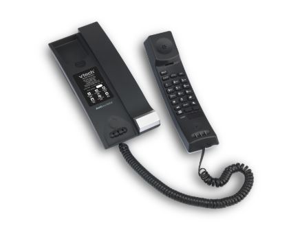 Vtech - CTM-S2312 - 80-H0BY-15-000 - 1-Line Contemporary SIP Corded TrimStyle Phone - Black