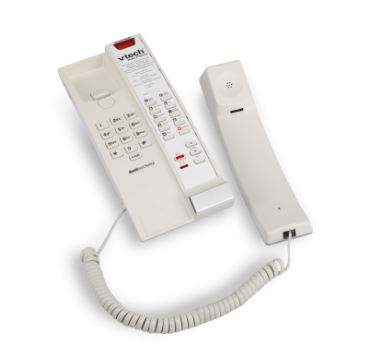 Vtech - S2211-L - 80-H0C5-08-000 - 1-Line Contemporary SIP Petite Phone - Silver & Pearl